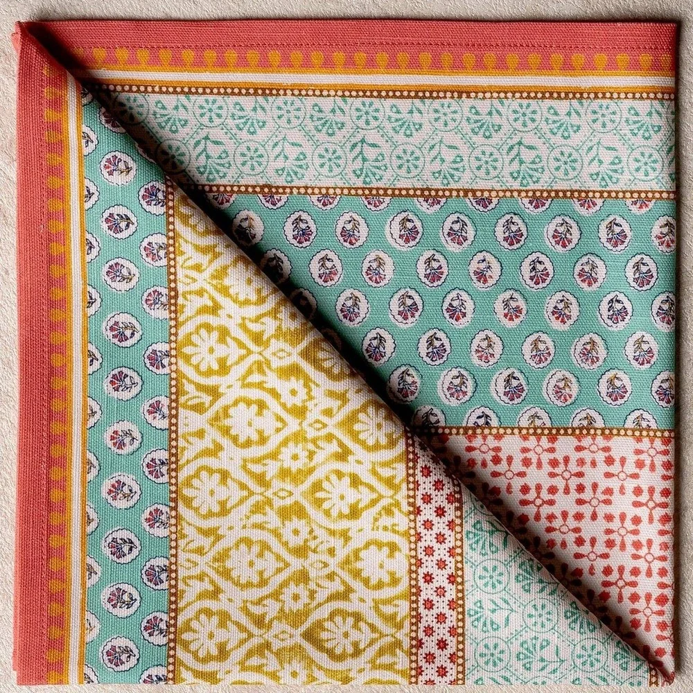 Maison d Hermine Cloth Napkins Set of 4 100% Cotton 20x20  Provence NEW V19